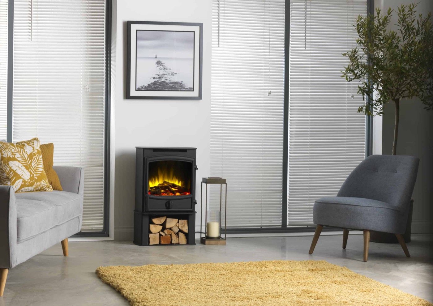 Fireline electric stove