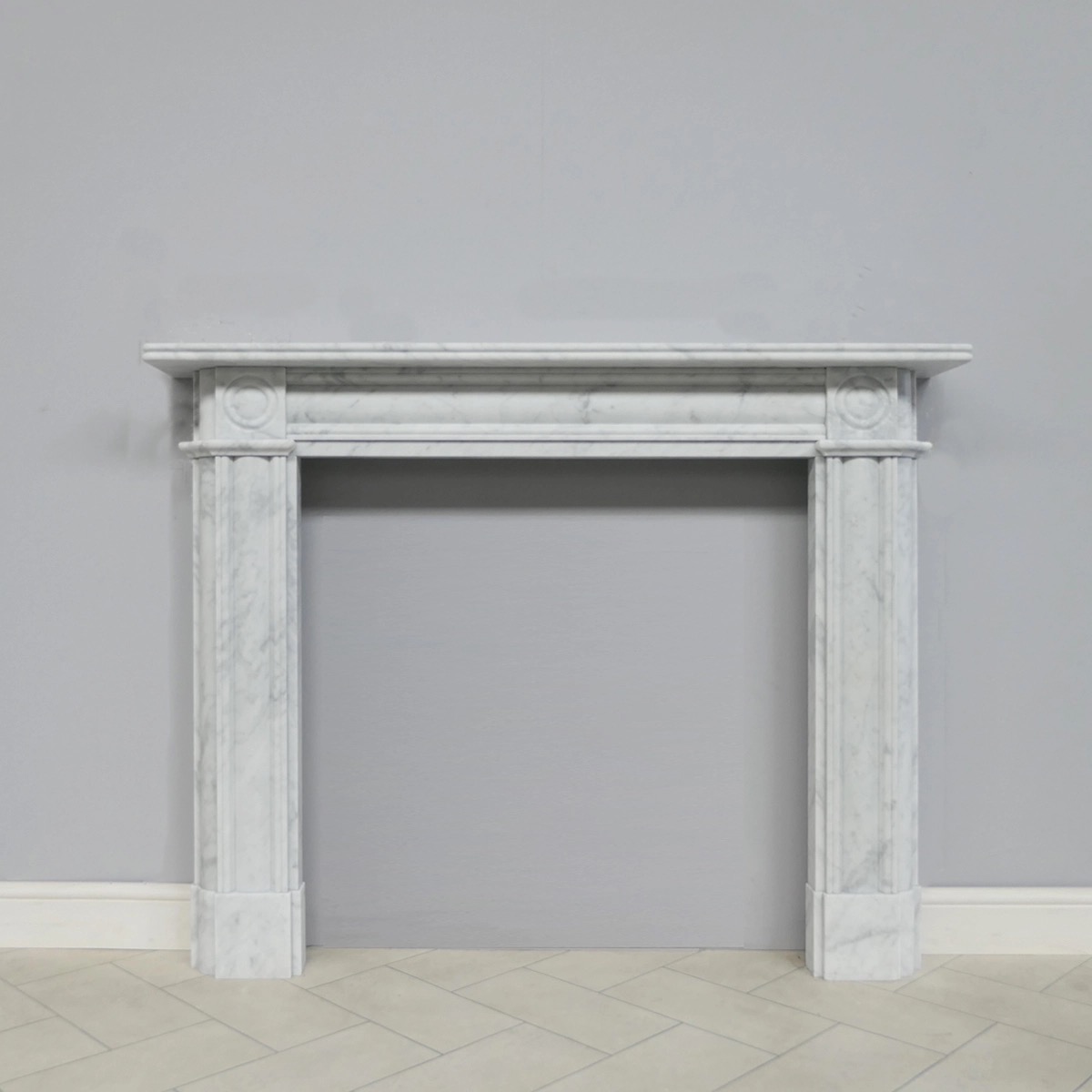 Regency Bullseye — Carrara