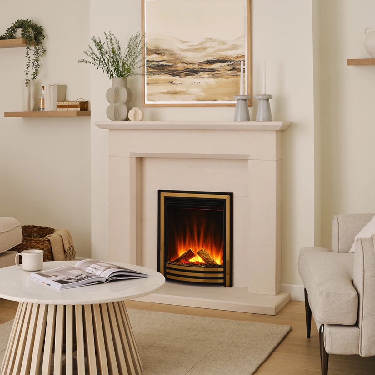 Sutton in veined limestone