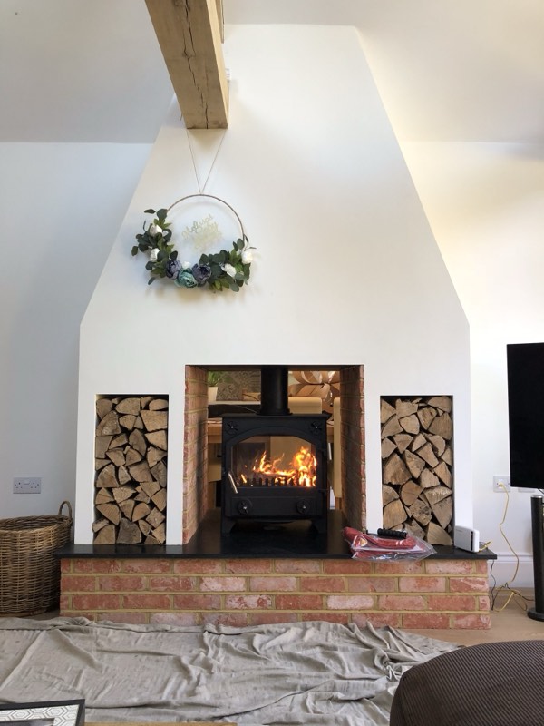 Wood burning or multi-fuel stove installed by Wakefords