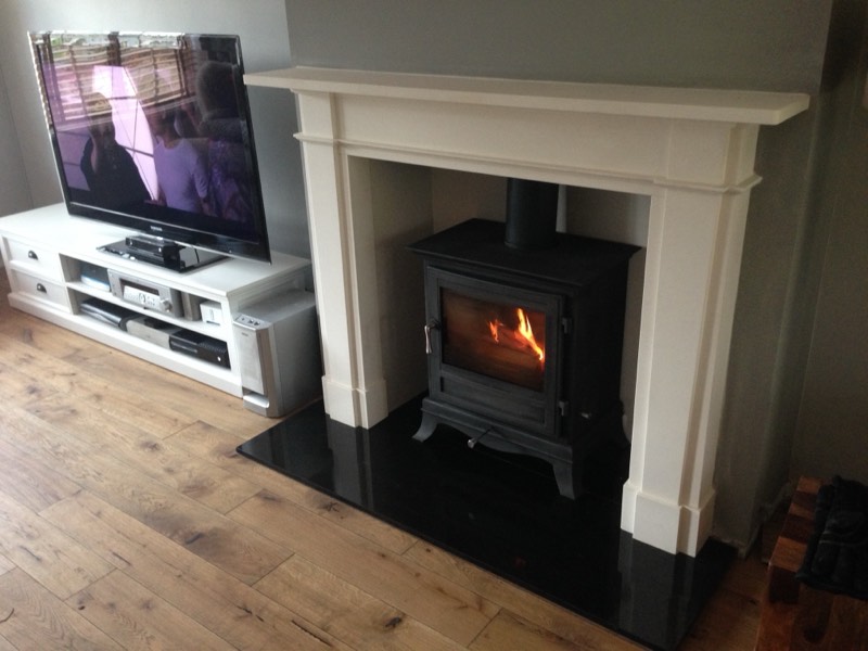 Wood burning or multi-fuel stove installed by Wakefords