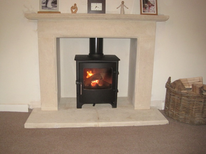 Wood burning or multi-fuel stove installed by Wakefords