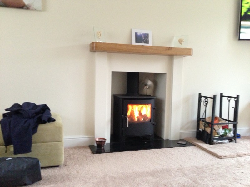 Wood burning or multi-fuel stove installed by Wakefords
