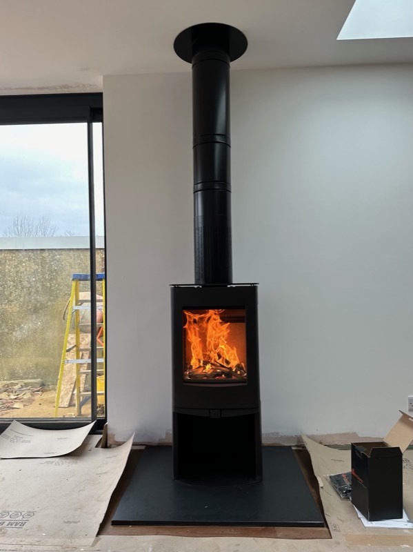 Wood burning or multi-fuel stove installed by Wakefords