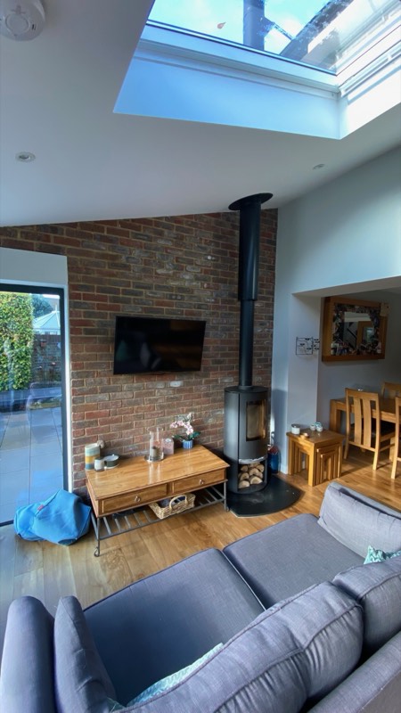 Wood burning or multi-fuel stove installed by Wakefords