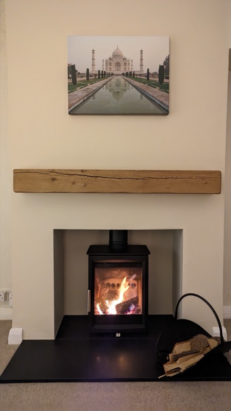 Wood burning or multi-fuel stove installed by Wakefords